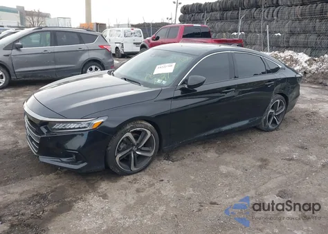 2021 Honda Accord Sport 2.0T from USA, damaged, VIN 1HGCV2F3XMA005266